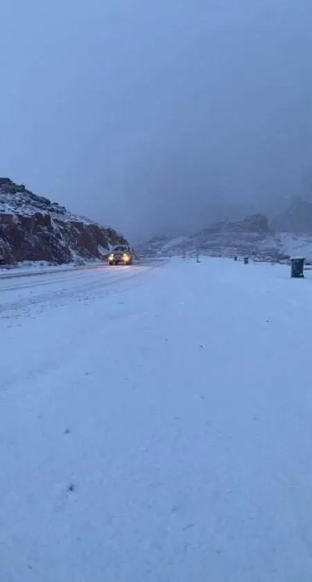 برف و یخ در عربستان سعودی