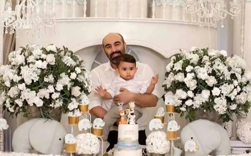 محسن تنابنده و پسرش نامی