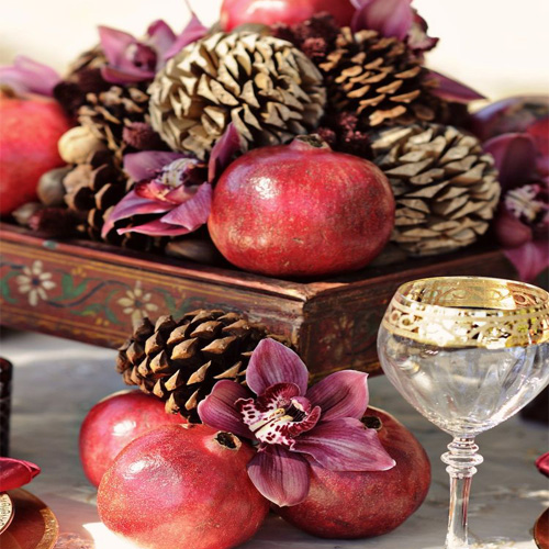تزیین سفره شب یلدا