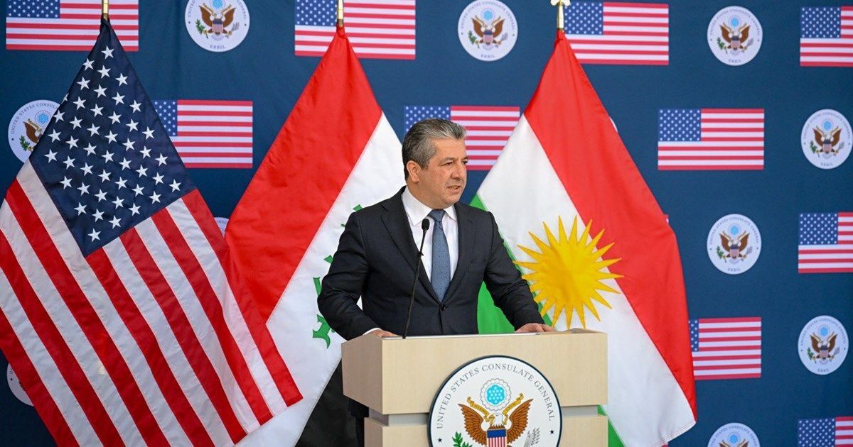 ساختمان جدید کنسولگری آمریکا در اربیل مرکز کردستان عراق افتتاح شد