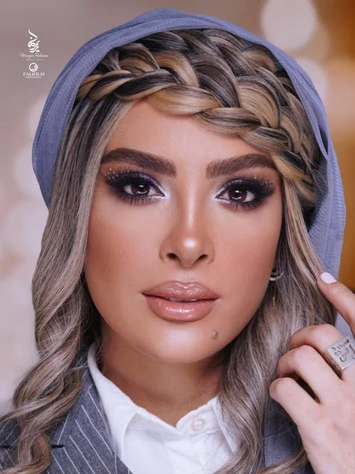 آرایش تولدی حدیثه تهرانی