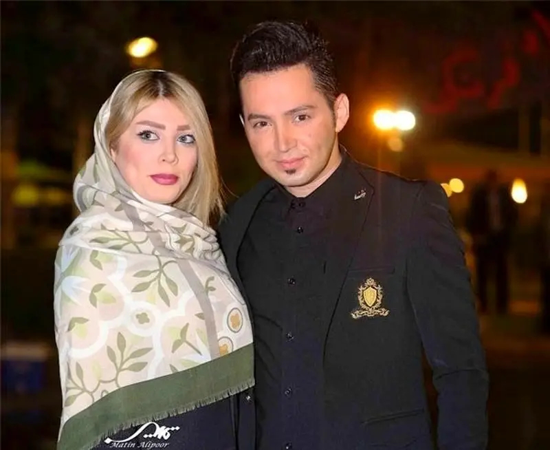 شهنام شهابی و همسرش