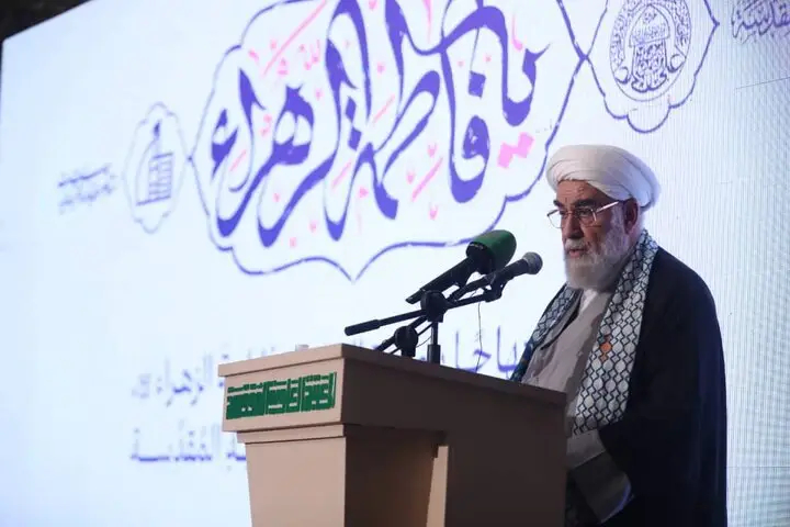 صحن حضرت زهرا(س) در نجف رسماً افتتاح شد + عکس