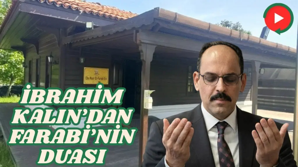 ابراهیم کالن در آرامگاه ابو نصر فارابی