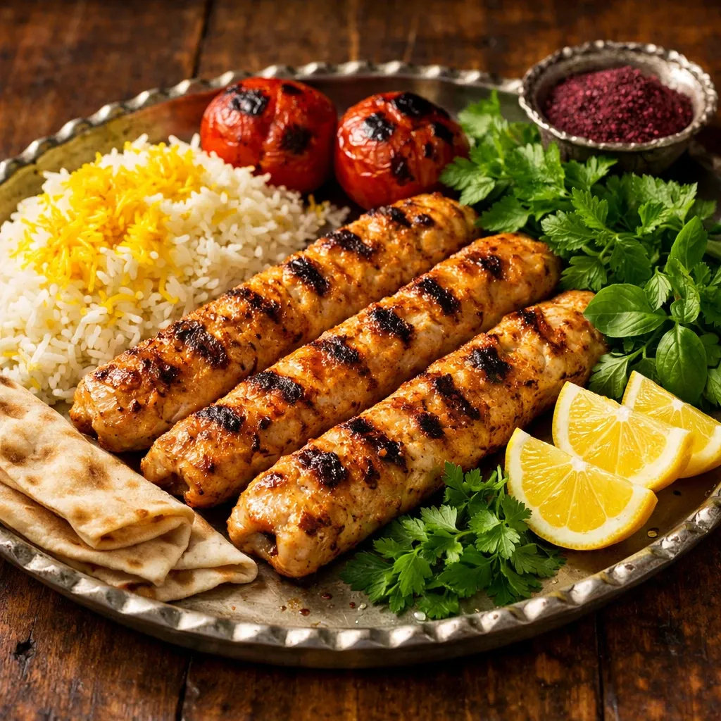کباب کوبیده مرغ