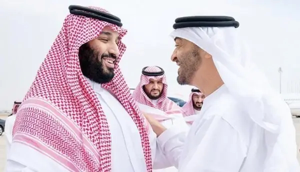 محمد بن سلمان و محمد بن زاید/ عکس آرشیوی