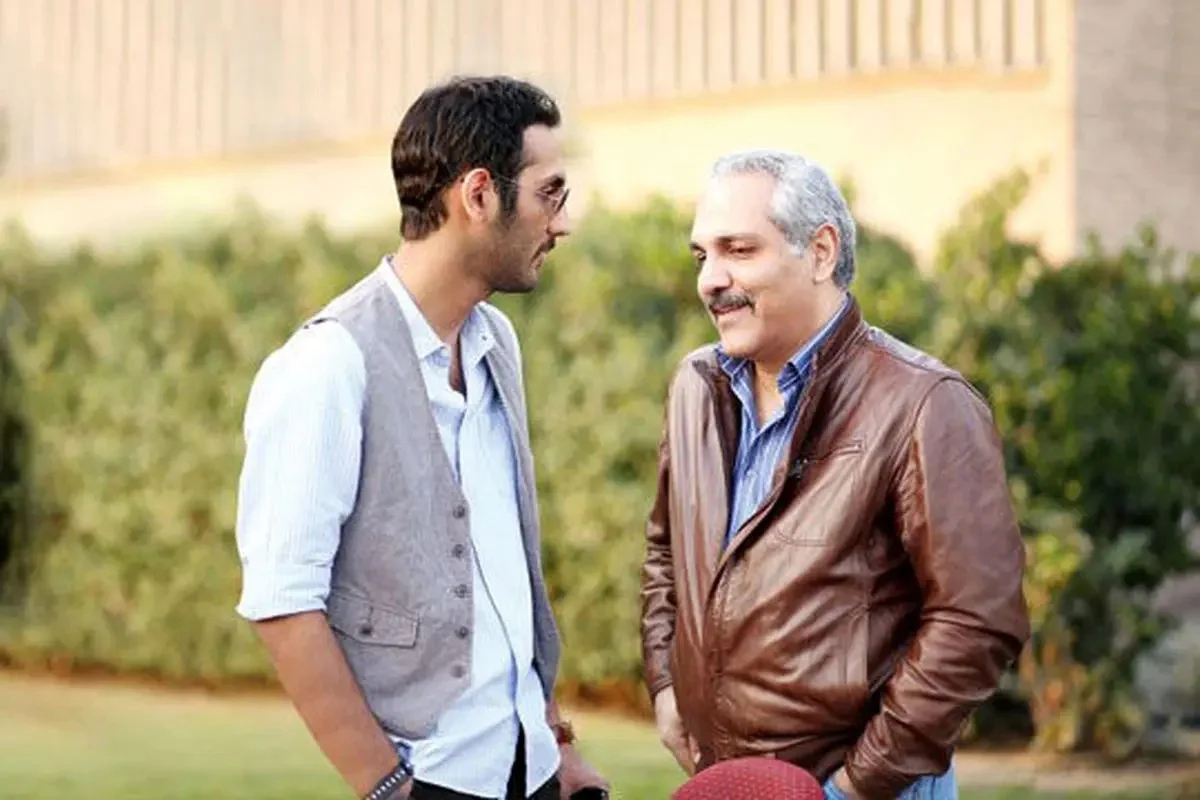 مهران مدیری و پسرش