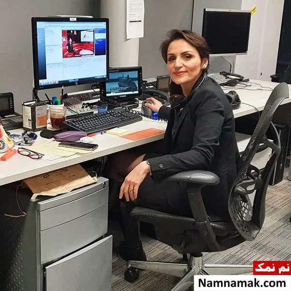 فرناز قاضی زاده مجری بی بی سی فارسی