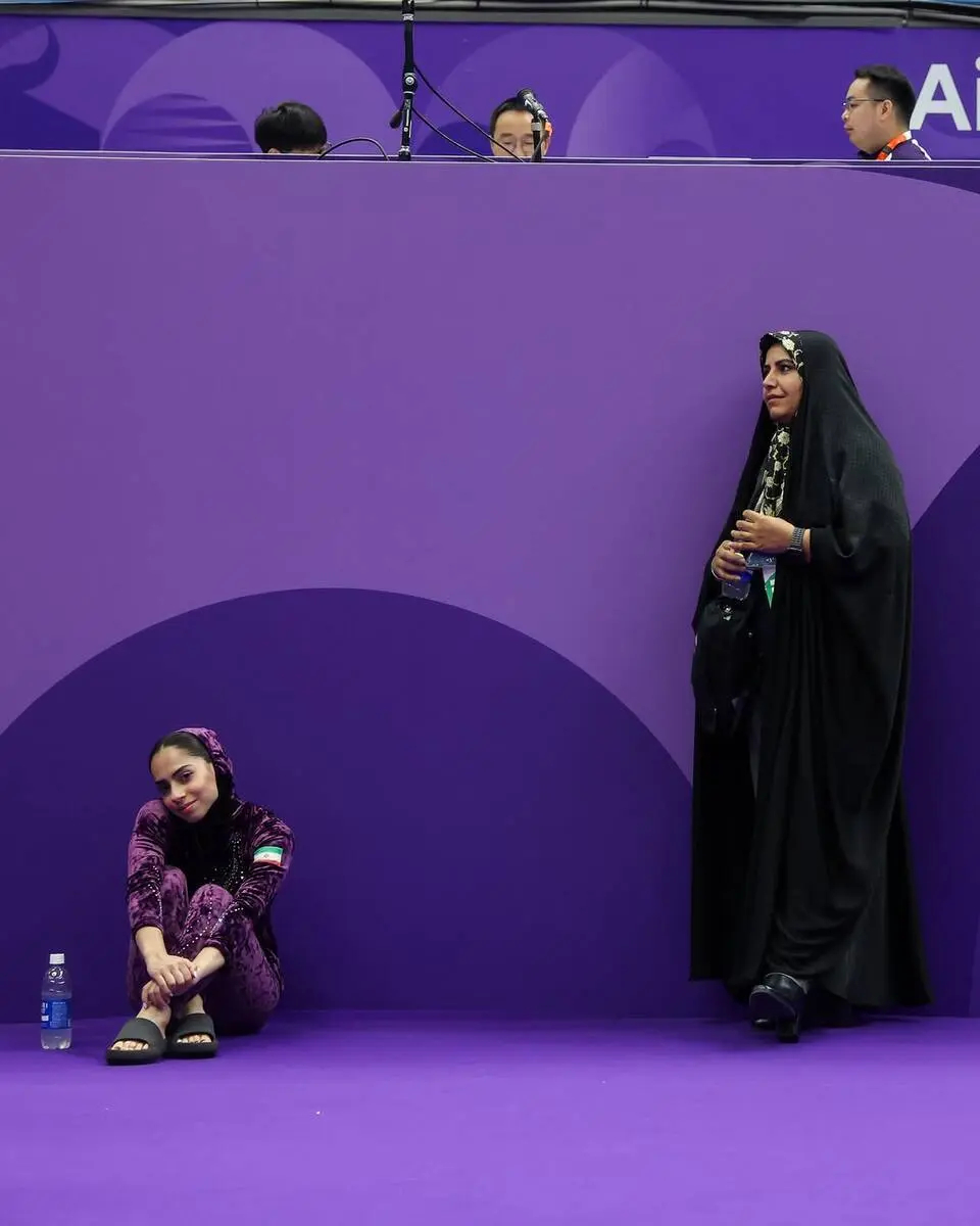 هنگامه هادیانی اولین دختر ژیمناستیک هنری ایران