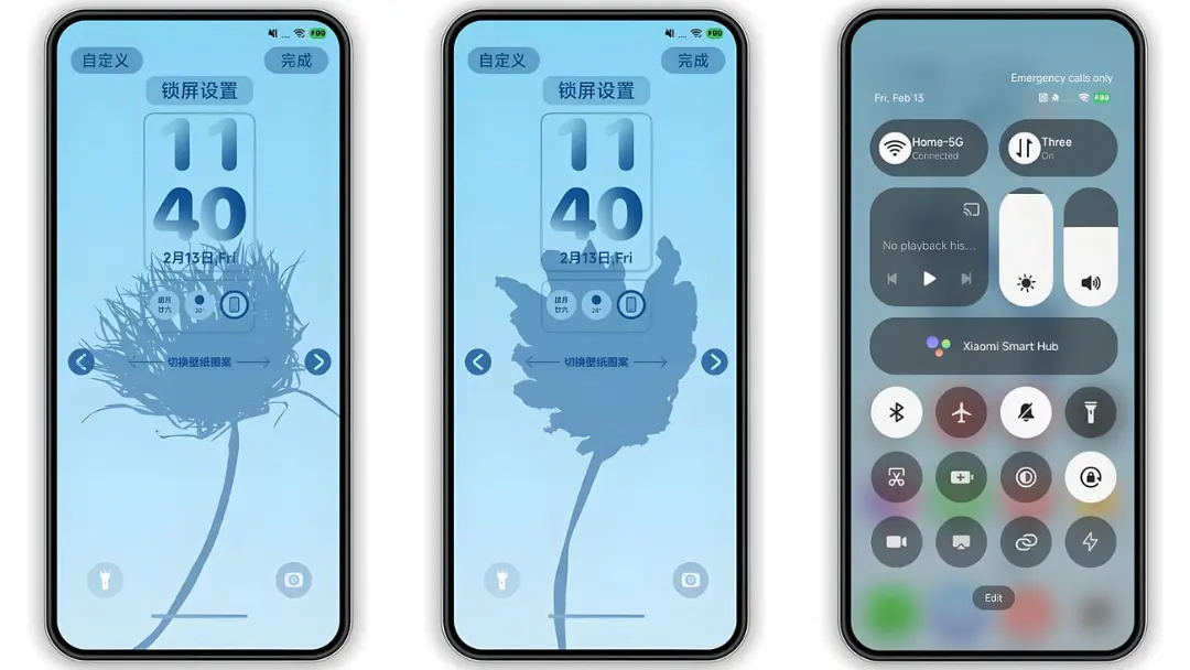 رابط کاربری تم‌های جدید گوشی شیائومی (Xiaomi) در سیستم‌عامل HyperOS و پیشنمایش تم Starry Star UI